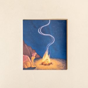 מחברת מאוירת בכריכה רכה- לילה מדברי